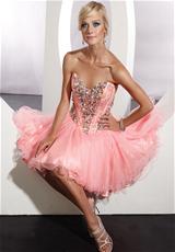2012 Terani Prom Dresses P192.  Available in Aqua, Coral, Ivory, Lavender